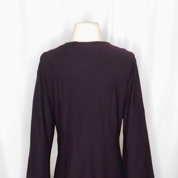 EILEEN FISHER Brown Knit Duster Cardigan Sweater Blazer Lagenlook Small - Picture 8 of 12